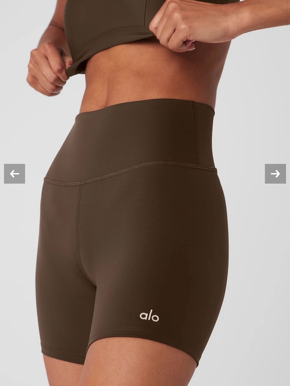 Alo Yoga 5” Airlift Energy Short in Espresso